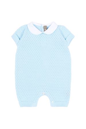 Light blue cotton romper LITTLE BEAR KIDS | 3114CIELO